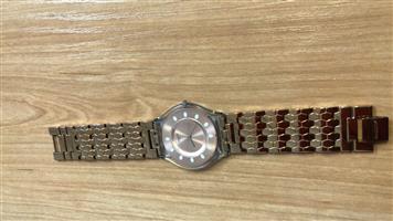 ROSE GOLD SWATCH WATCH FOR SALE