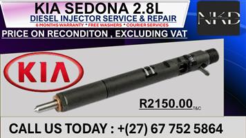Kia Sedona 2.8L Diesel Injectors on Repair