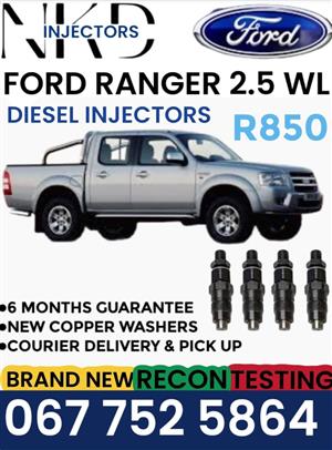 Ford Ranger 2.5 WL Diesel injectors 