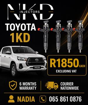 DIESEL INJECTORS FOR SALE OR TO RECON FOR TOYOTA 1KD