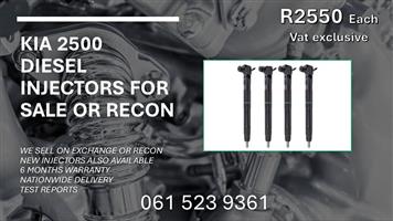 KIA 2500 DIESEL INJECTORS-FREE COURIER NATIONWIDE