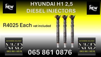 NEW DIESEL INJECTORS FOR SALE FOR HYUNDAI H1 2.5