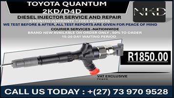 Toyota Quantum 2KD Diesel Injectors 