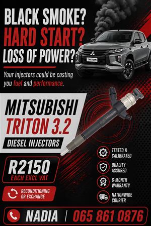 NEW DIESEL INJECTORS NATIONWIDE FOR SALE FOR MITSUBISHI TRITON 3.2