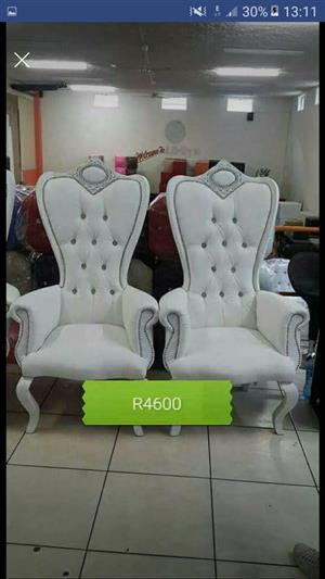 White King And Queen Chairs For Sale Junk Mail