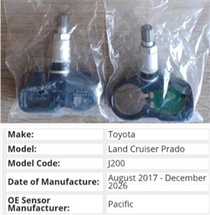 Toyota Land Cruiser Prado TPMS tyre pressure monitor sensors 