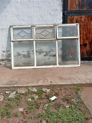 Used Steel Window with Frosted Glass