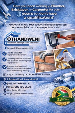Othandweni Upliftment Training & Trade Test Centre