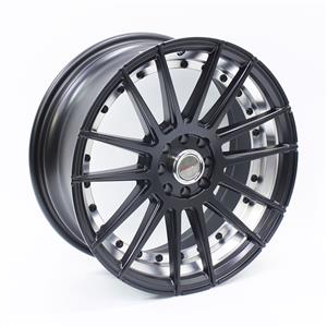 17″ A-Line Mirage 4/100 & 4/108 Satin Black Alloy Wheels