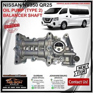 NV350 OIL PUMP TYPE 2