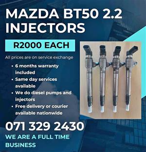 MAZDA BT50 2.2 INJECTORS FOR SALE WITH WARRANTY