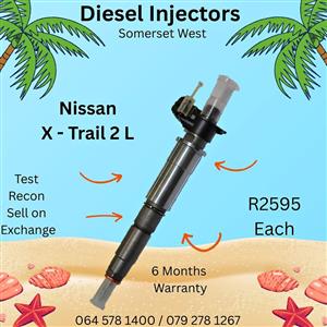 Xtrail 2 L Piezo diesel injectors