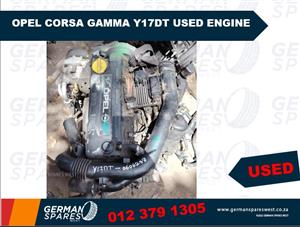 Opel Corsa Gamma Y17DT Used Engine