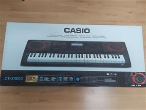 Casio 61 Key Aix Sound Source 800 Tone 235 Rhythms Pitch Bend - CT-X3000C2 