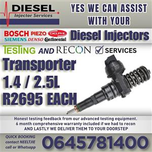 Transporter 1.4 / 2.5L diesel injectors for sale