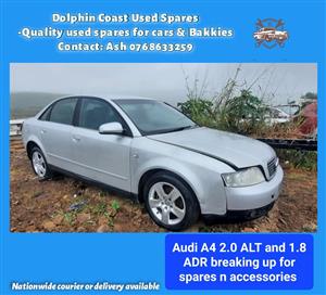 Audi A4 2.0 ALT and 1.8 ADR stripping for spares