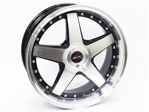 17″ Racing Hart Ratzinger 5×100 & 5×114 Gloss Black Machine Face Alloy Wheels
