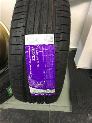 195/40/17  inch economist tyres