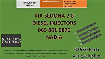 KIA SEDONA 2,8 DIESEL INJECTORS FOR SALE