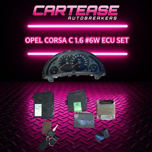 Opel Corsa C 1.6 #6W ECU Set For Sale!!!