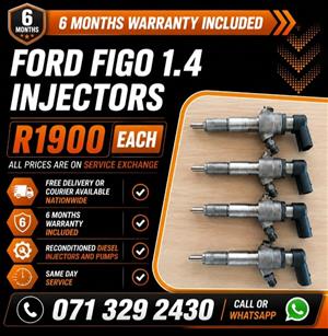 FORD FIGO 1.4 INJECTORS FOR SALE WITH WARRANTY 