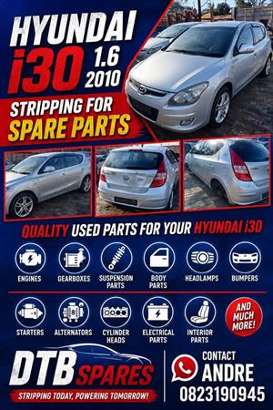 Hyundai i30 1.6 2010 stripping for spares