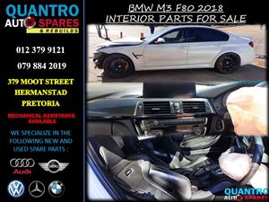 BMW M3 F80 2018 Interior Parts For Sale 