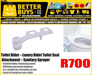 Toilet Bidet – Luxury Bidet Toilet Seat Attachment – Sanitary Sprayer