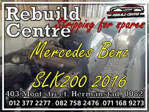 Rebuild Centre Mercedes SLK 200 2016 stripping for spares. 