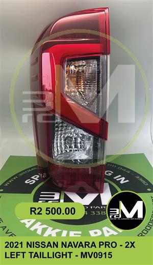 2021 NISSAN NAVARA PRO - 2X TAILLIGHTS AVAILABLE  PRICED INDIVIDUALLY