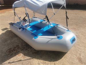 2.8m Rubber with Trolling Motor and lots of extras