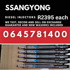 Ssangyong diesel injectors for sale