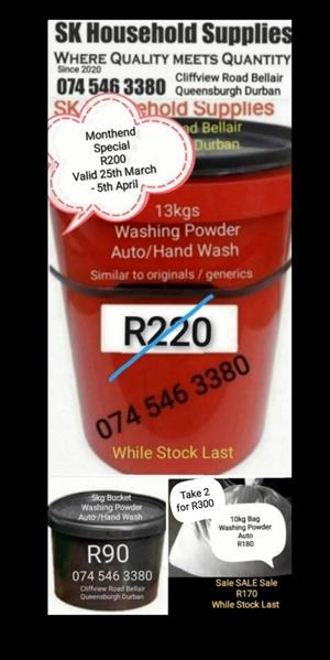 Generic Washing Powder 75-80% Quality