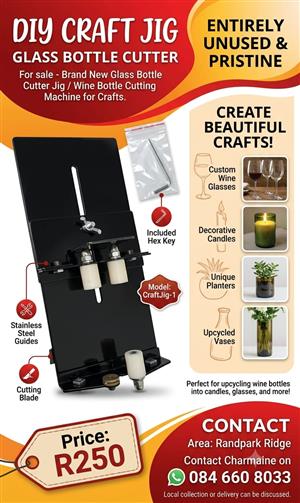 DIY Craft Jig Glass Bottle Cutter