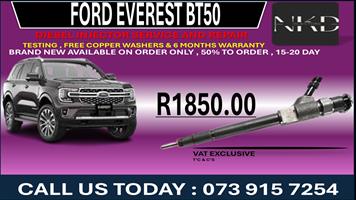 Ford Everest Bt50 Diesel Fuel Injectors 