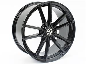 19″ R-Line VW Pretoria 5×112  Gloss Black Alloy Wheels