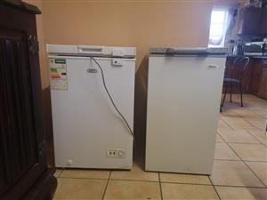 We are offering for sale two units of 110L chest freezers