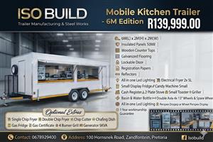 6m Mobile Kitchen Trailer for sale