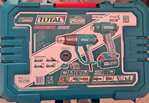 SPECIAL Brand new Total Tools Heat Gun Combo Kit