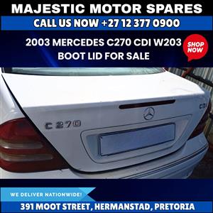  Mercedes C270 CDI W203 Boot lid for Sale - White 