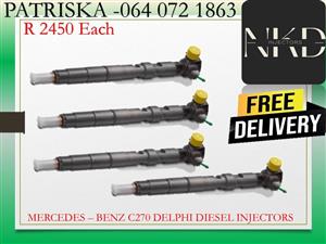 MERCEDES C270 DIESEL INJECTORS FOR SALE OR TO RECON