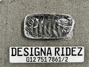 BMW F20 1-SERIES LEFT & RIGHT FRONT BUMPER KIDNEY GRILLS (CHROME X BLACK) AVAILABLE.