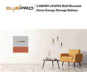 24v 100ah (2.56kwh) lithium wall mount battery,  New with warranty and FREE DELIVERY
