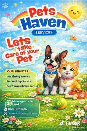 Pet Haven Service – Loving Care for Your Pets