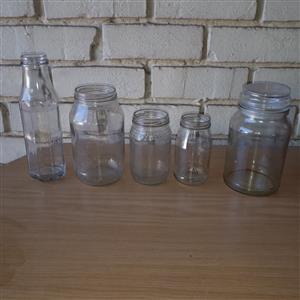 Glass bottles 