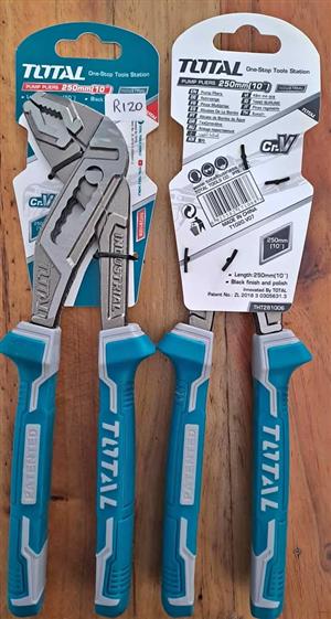 Brand New Total Tools Pump Pliers 250mm, 10"