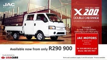 2020 JAC X200 double cab X 200 2.8 TD D/C D/S (ABS AIRCON)