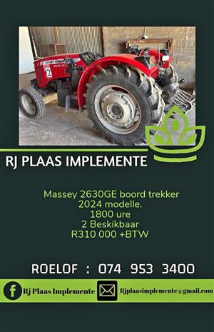 Massey Ferguson 2630GE Boord trekker
