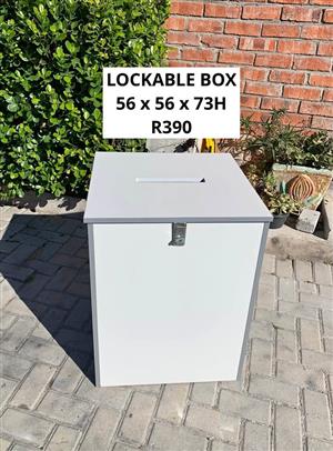 LOCKABLE OFFICE STORAGE BOX
