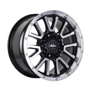 15″ A-Line Volcano 6/139 STBKM Alloy Wheels